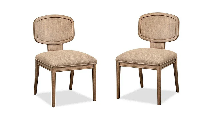 Modus Furniture Carlisle Wood Side Chair - White Board WA2B632 (Set of 2)