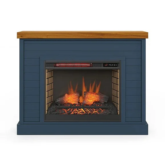 Legends Washington Fireplace Mantel in Denim/Whiskey WA5111.BWK
