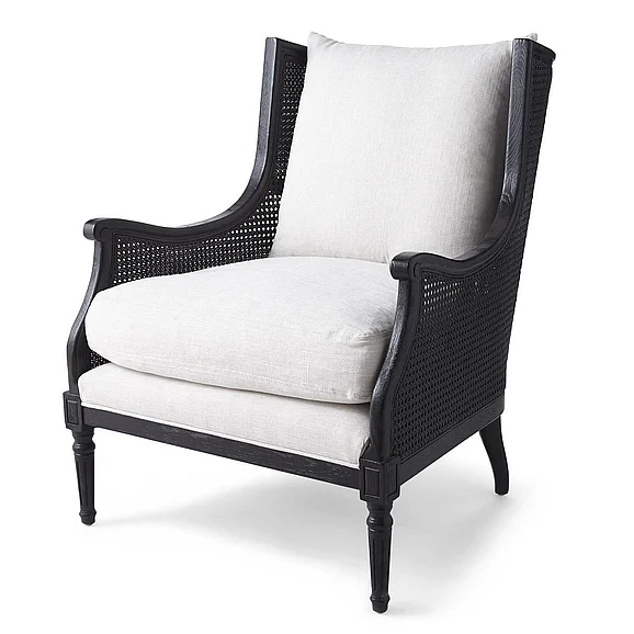 Spectra Home Walker Chair in Borneo Light Brown/Black