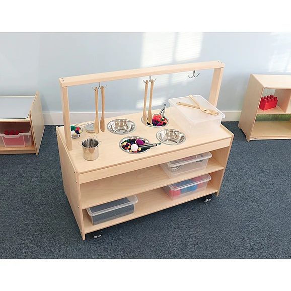 Whitney Brothers Mobile Sensory Play Kitchen WB0384
