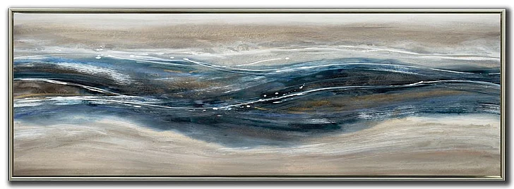 Streamline Art Indigo Flows E846745