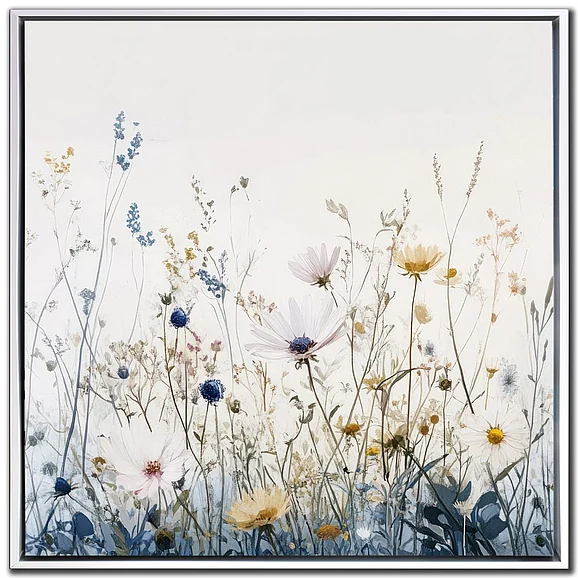 Streamline Art Wildflowers in Morning Light I E864053