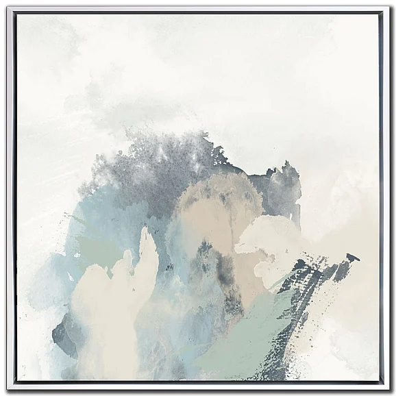 Streamline Art Muted Brushstrokes in Blue II E864084