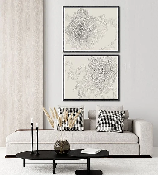 Streamline Art Monochrome Bloom I E864145