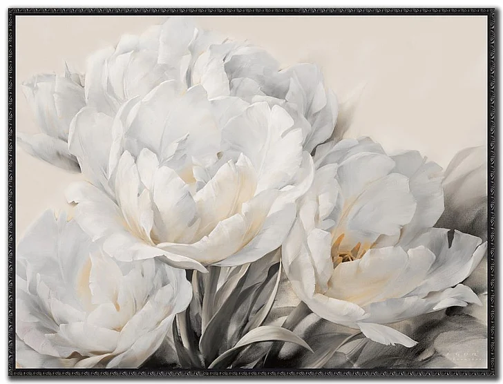 Streamline Art White Tulips E864534