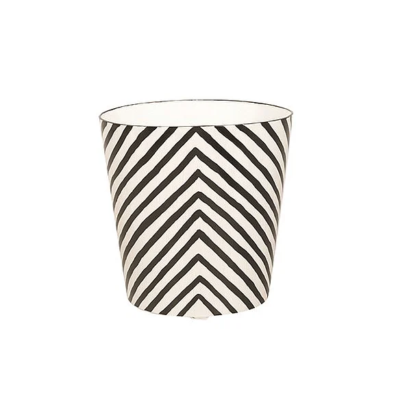Worlds Away Oval Wastebasket WBZE