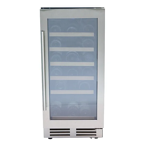 Avanti 28 Bottle DESIGNER Series Wine Cooler in Stainless Steel WCF281E3SS