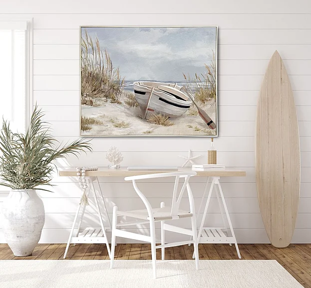 Streamline Art Skiff on the Beach E757850