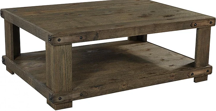 Aspenhome Sawyer Cocktail Table in Brindle WDO910-BDL EST SHIP TIME IS 2 WEEKS