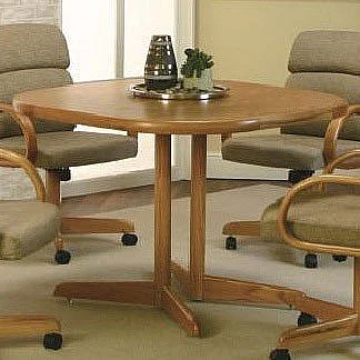 Sunset Trading Atwood 5pc 60" Dining Room Set in Oak