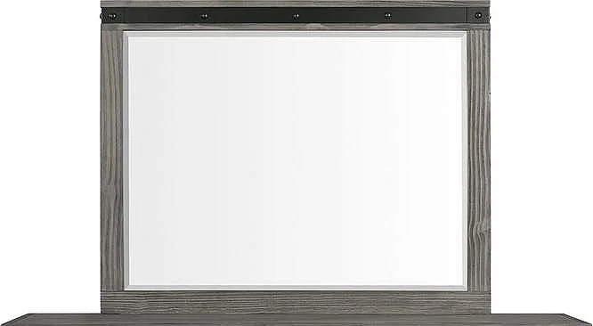 Elements International Wade Mirror in Gray WE600MR