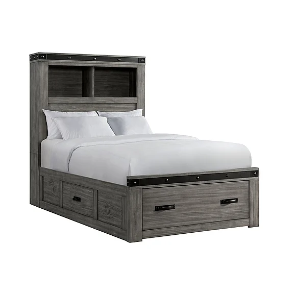 Elements International Wade Youth Twin Platform Storage Bed WE650TB