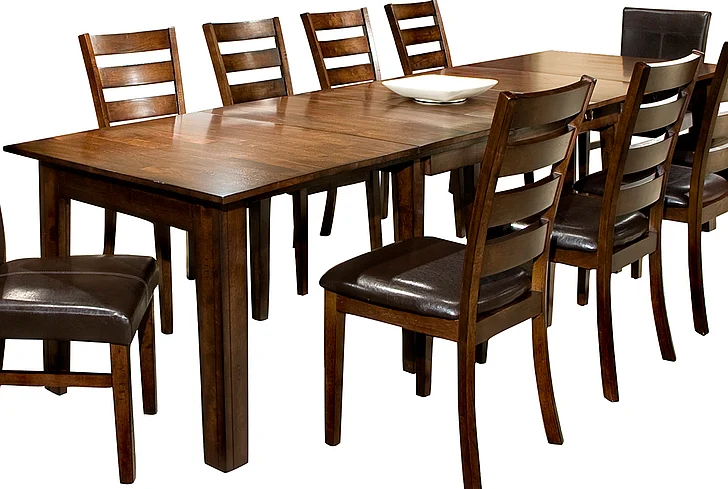 Intercon Furniture Kona Leg Dining Table in Raisin