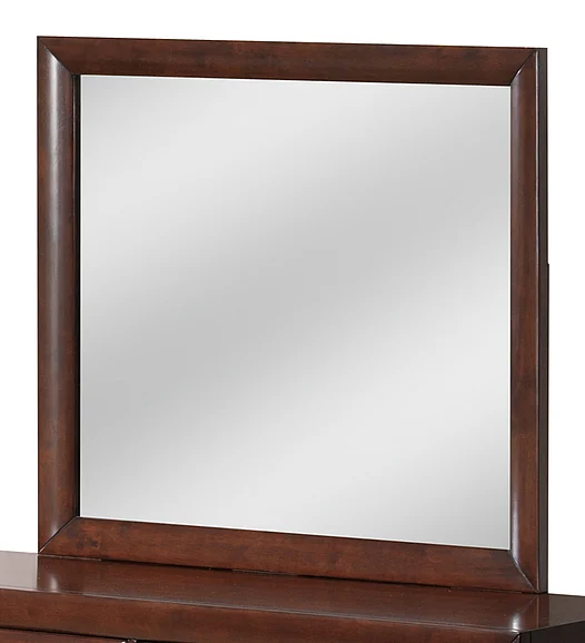 Global Furniture Linda Mirror in Merlot