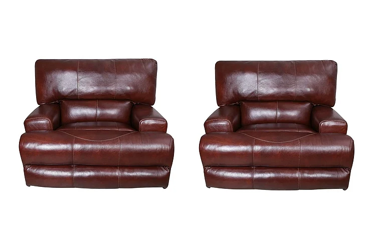 Catnapper Wembley Lay Flat Recliner in Walnut (Set of 2)