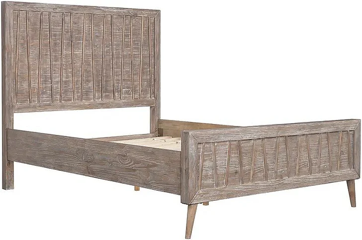 Cottage Creek West Palm Queen Panel Bed in Brown