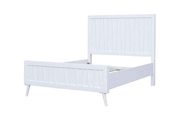 Cottage Creek West Palm Queen Bed in White
