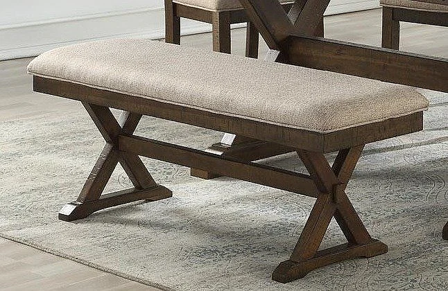 Urban Styles Whitney Dining Bench Tabbaco in 1703