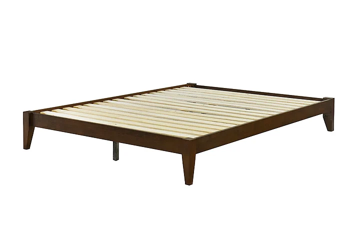 Fashion Bed Group Willa Wood Bed Base - Queen in Walnut 300015