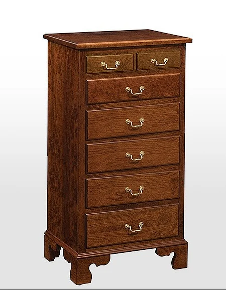 Troyer Ridge Williamsburg 7 Drawer Lingerie Chest in Rustic Cherry 8310