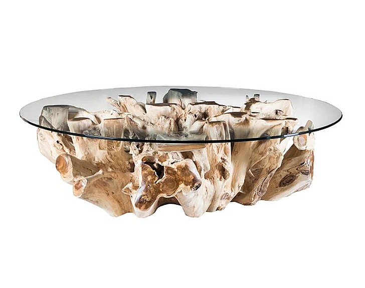 Classic Home Willow 60" Coffee Table in Natural 51000032