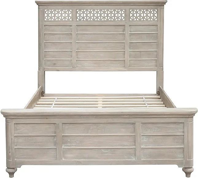 Cottage Creek Wilmington Queen Panel Bed in Brown