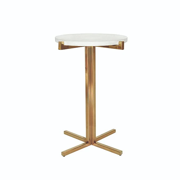 Worlds Away Winslet Round Side Table WINSLET