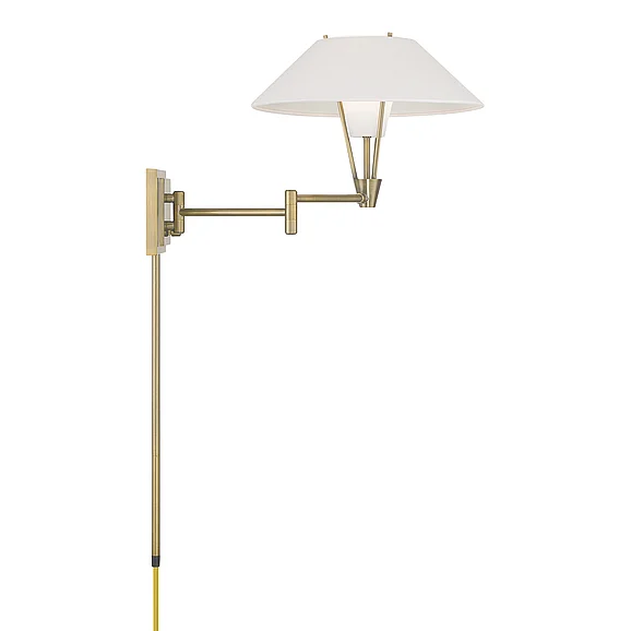Atlas Cody 13'' High 1-Light Swingarm Sconce - Antique Brass WL11005-BS