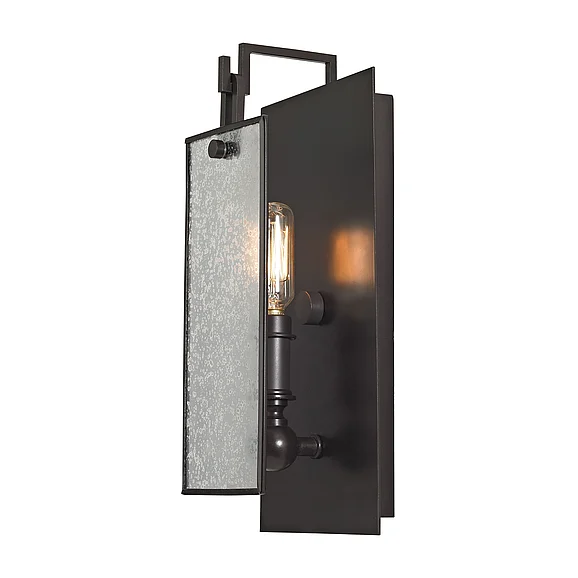 Atlas Lindhurst 13'' High 1-Light Sconce - Oil Rubbed Bronze WL11102-BZ