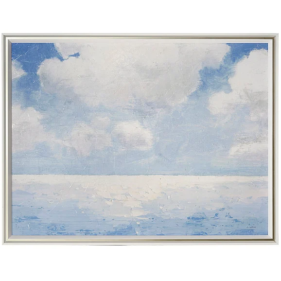 StyleCraft Sparkling SeaTextured Frame Print WM23251