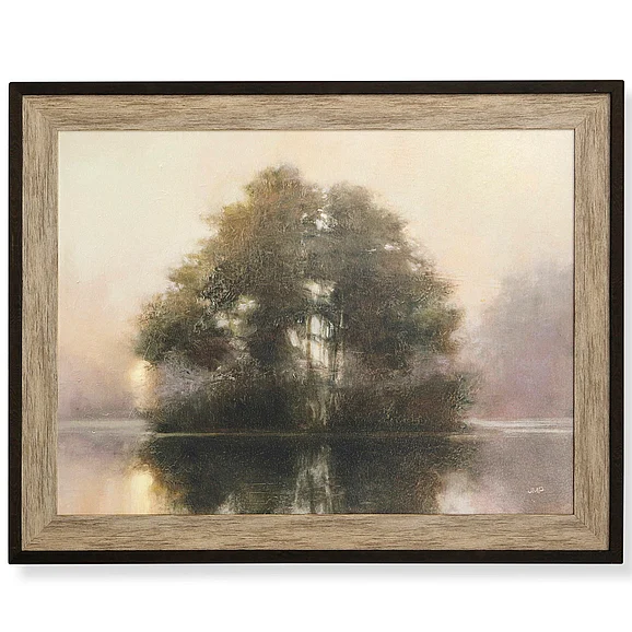 StyleCraft Lake Dawn Textured Framed Print WM23402