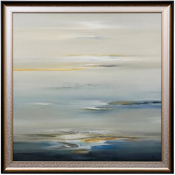 StyleCraft Textured Framed Print Soothing Scape WM24005