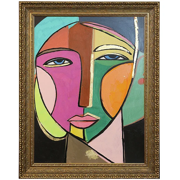 StyleCraft Moon Dancer Framed & Embellished Canvas WM51453