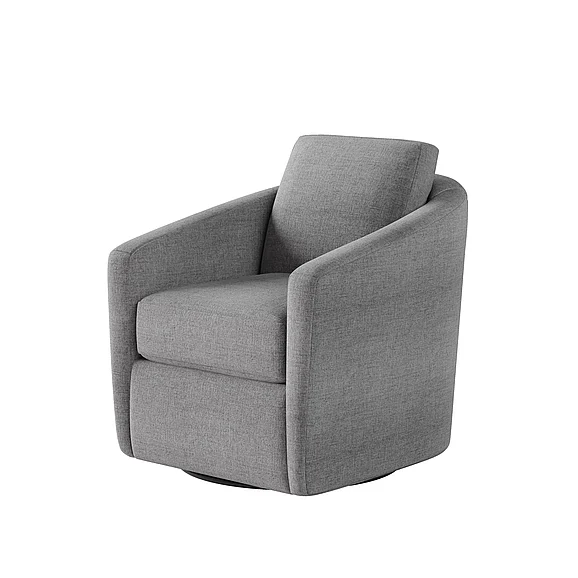 Southern Motion Daisey Swivel Glider in Platinum 105 164-09