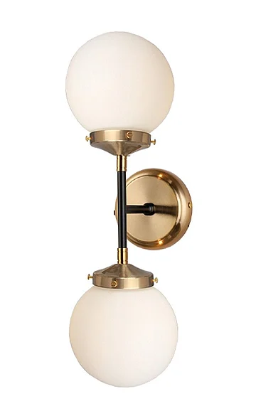 Vinci Lighting Wall Sconce in Aged Brass/Black WS1096-2AB/BKOP