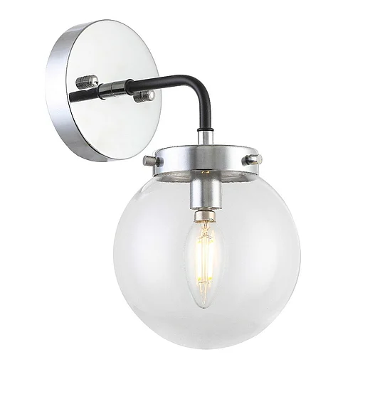 Vinci Lighting Bianca Wall Sconce in Chrome/Black WS1718-1CH/BKCL
