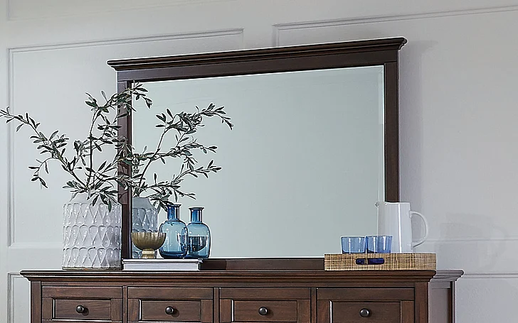 Westlake Master Mirror in Cherry Brown WSLCB5560