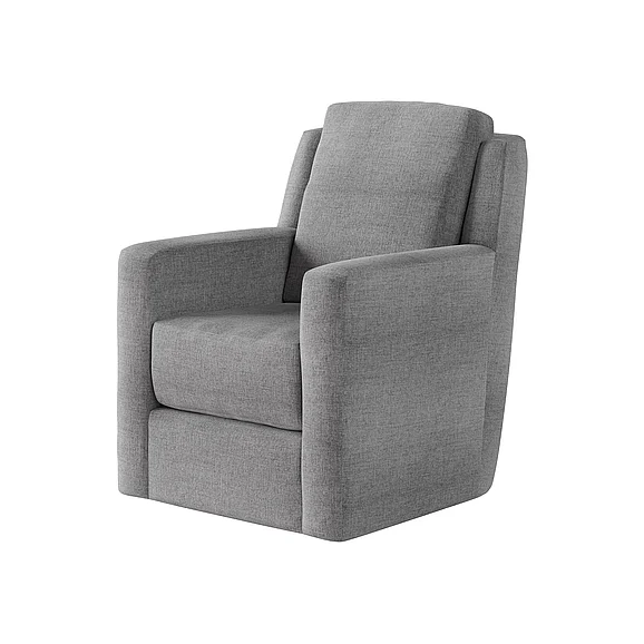 Southern Motion Diva Swivel Glider in Platinum 103 164-09