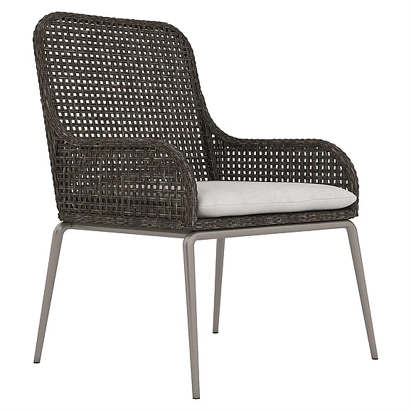 Bernhardt Antilles Outdoor Arm Chair in Tobacco Leaf X0161WQ
