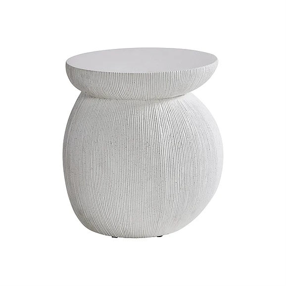 Bernhardt Corsica Outdoor Accent Table in White X04113 PROMO