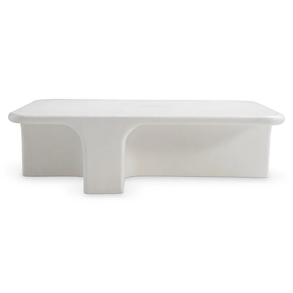 Bernhardt Lennox Outdoor Cocktail Table in Chalky White X10018