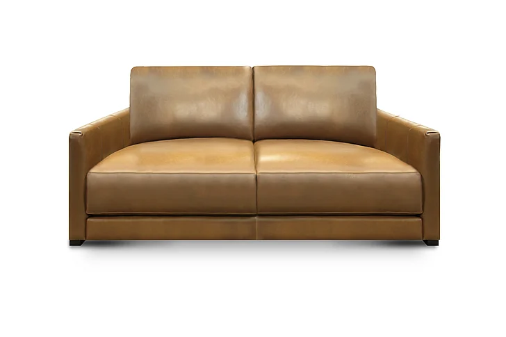 GTR Leather Bravo All Leather Sofa in Bravo Bronze X14-30 CUSTOM ITEM