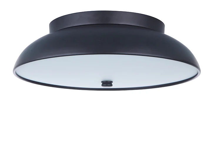 Craftmade Soul 1 Light 12.5" LED Flushmount in Flat Black X6813-FB-LED