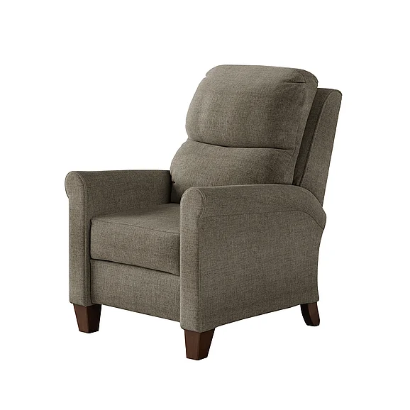 Southern Motion Pep Talk Hi-Leg Recliner in Mushroom 1628 164-18