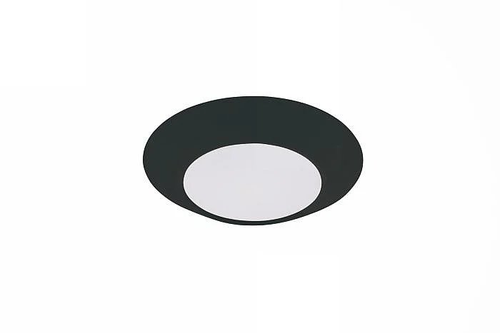 Craftmade Slim Line 4" (5.9" Overall) 1 Light LED Flush in Flat Black X9304-FB-LED