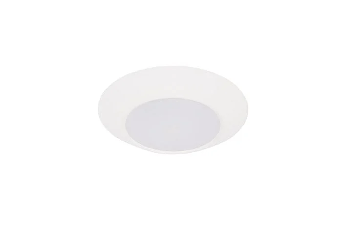 Craftmade Slim Line 6" (7.5" Overall) 1 Light LED Flush in White X9306-W-LED-5CCT