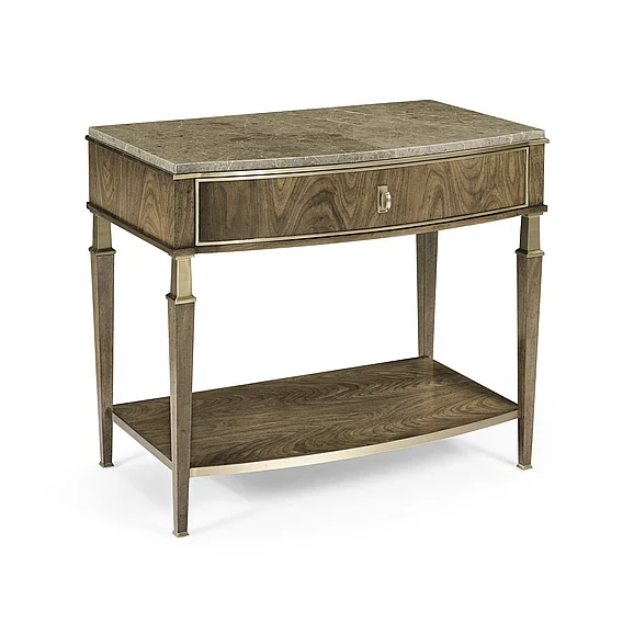 Jonathan Charles Barcelona Nightstand in Walnut 496077-WBA