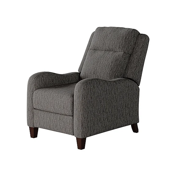 Southern Motion Prestige 31"Wide Push Back Hi-Leg Recliner in Steel 1643 313-09