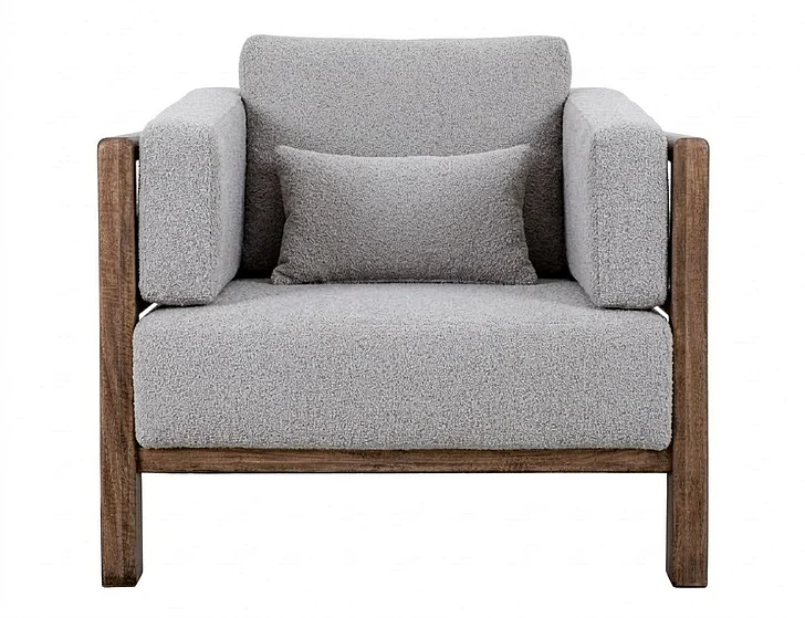 IFD Root Arm Chair in Light Gray IUP673-ACH-131