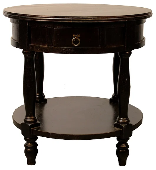 Peninsula Tiziana Accent Table in Black Luxe XT-006-1012-BLX